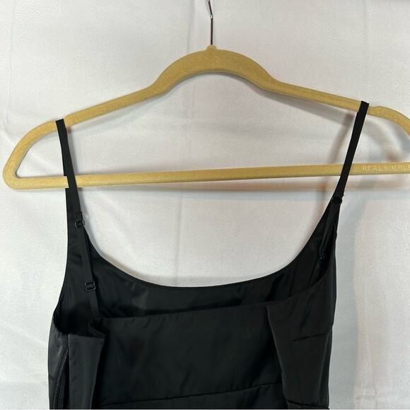 Susana Monaco Black Sleeveless Belted Mini Dress Size 2 - Picture 5 of 6